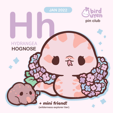 [PATREON EXCLUSIVE] H for Hognose Pins