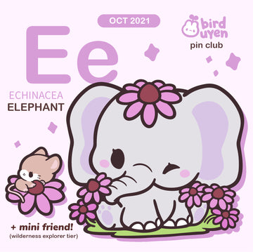 [PATREON EXCLUSIVE] E for Elephant Pins