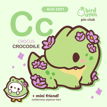 [PATREON EXCLUSIVE] C for Crocodile Pins
