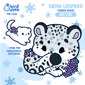 [PATREON EXCLUSIVE] Snow Leopard Friends Pins