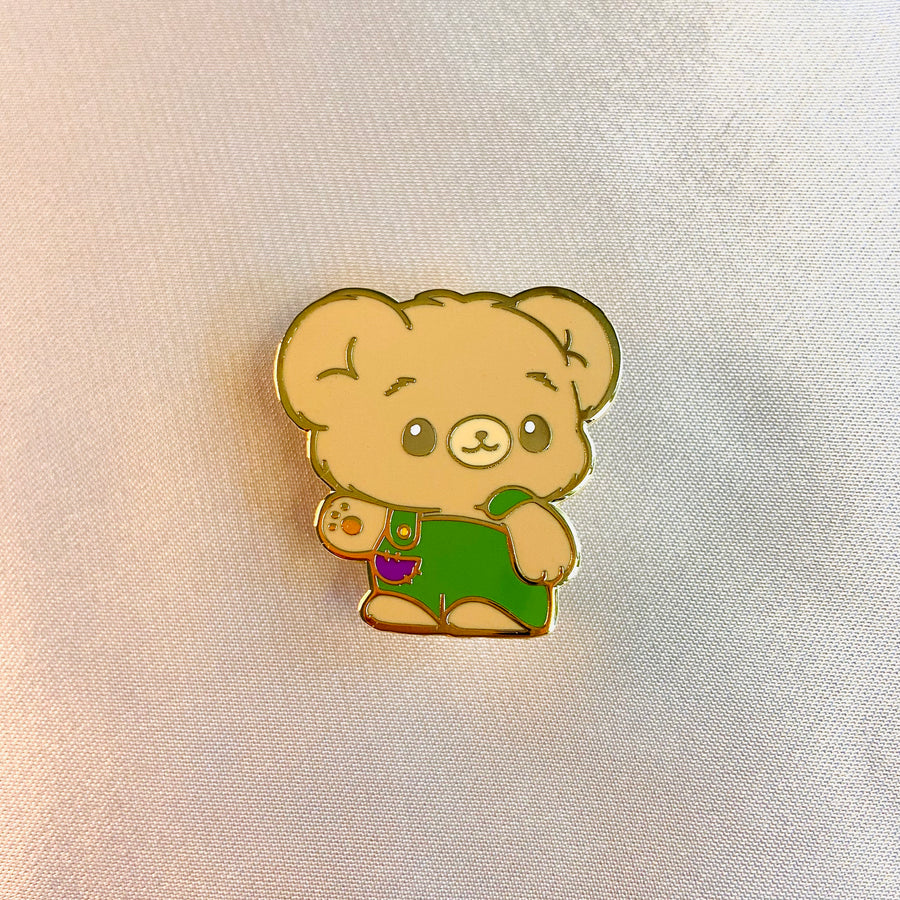 Green Bear Pin