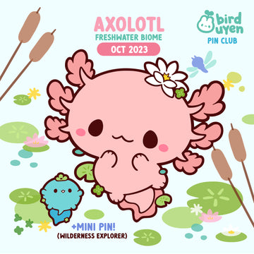 [PATREON EXCLUSIVE] Axolotl Friends Pins