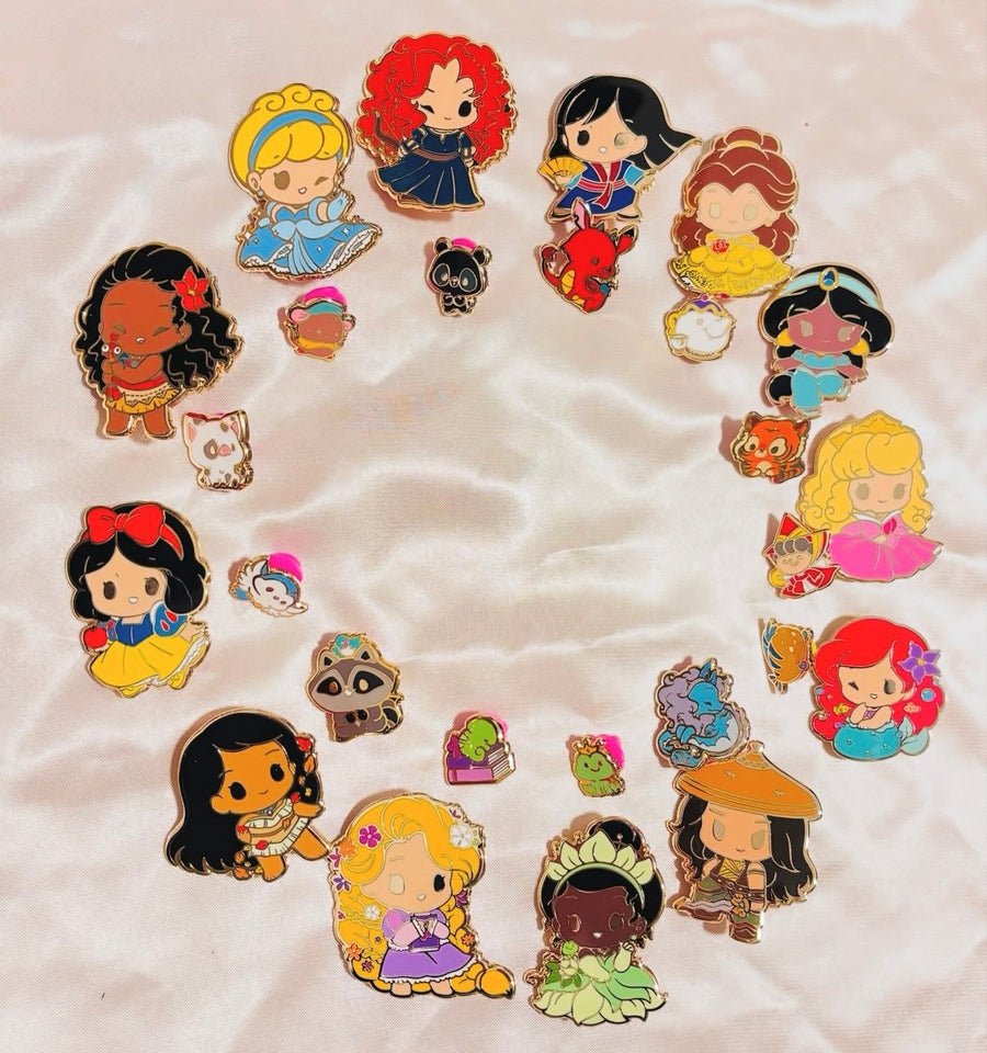 *LAST CHANCE* PIN SET: PRINCESS
