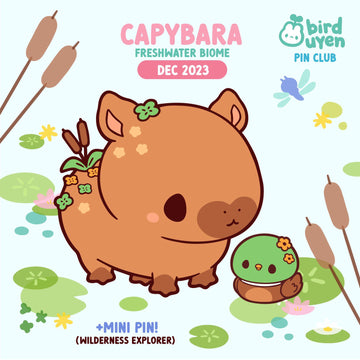 [PATREON EXCLUSIVE] Capybara Pins