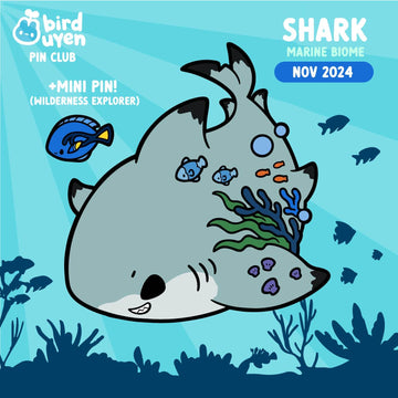 [PATREON EXCLUSIVE] Shark Friends Pins