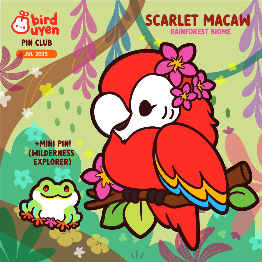 [PATREON EXCLUSIVE] Macaw Sticker