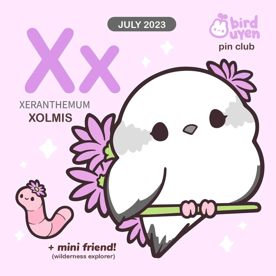 [PATREON EXCLUSIVE] X for Xolmis Pins