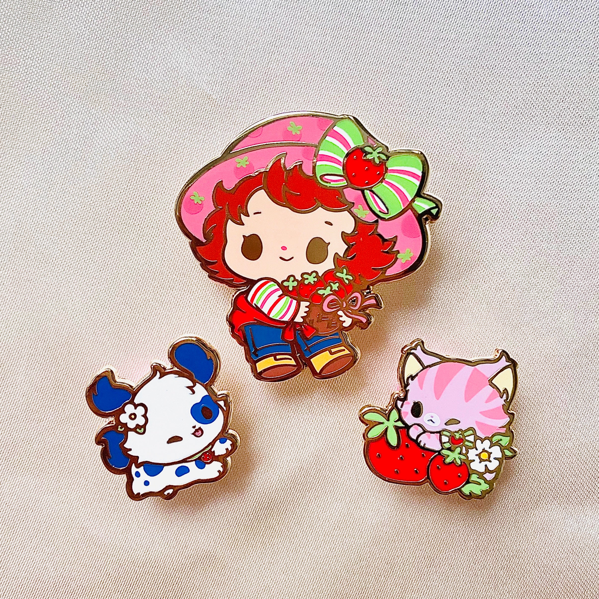 Strawberry Pins