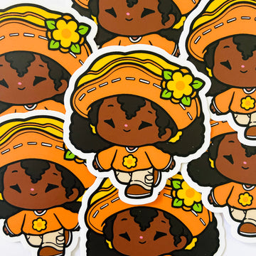 Orange Blossom Sticker