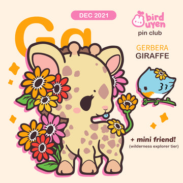 [PATREON EXCLUSIVE] G for Giraffe Pins