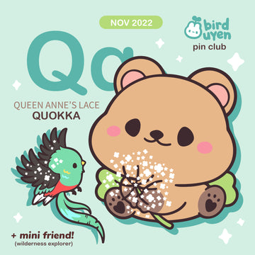 [PATREON EXCLUSIVE] Q for Quokka Pins