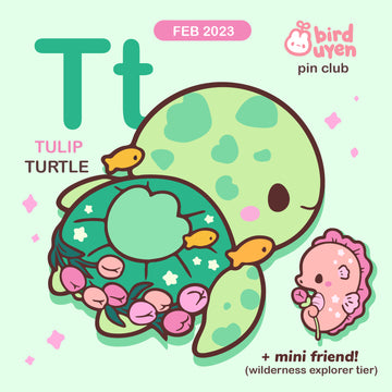 [PATREON EXCLUSIVE] T for Turtle Pins