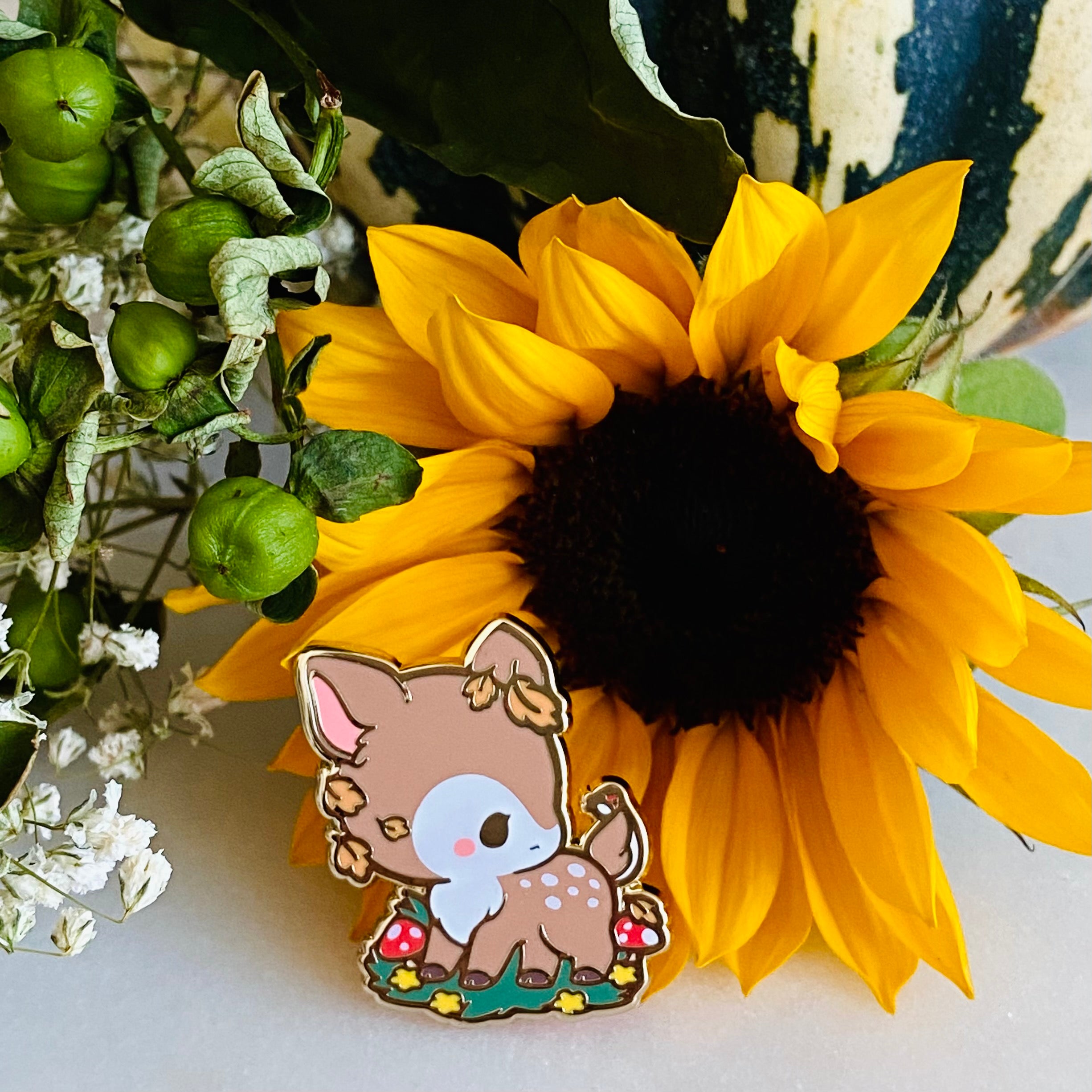 Autumn Fawn Pin