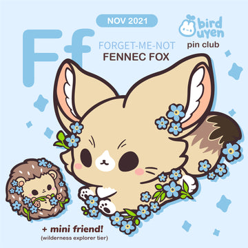 [PATREON EXCLUSIVE] F for Fennec Fox Pins