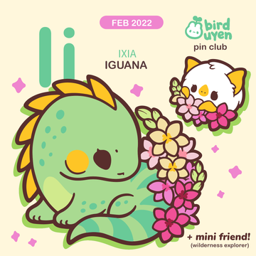 [PATREON EXCLUSIVE] I for Iguana Pins
