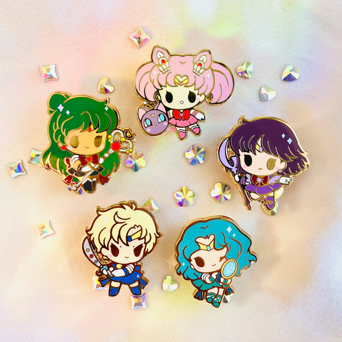 Outer Senshi Pins – Birduyen