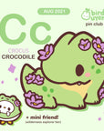 C for Crocodile Pins